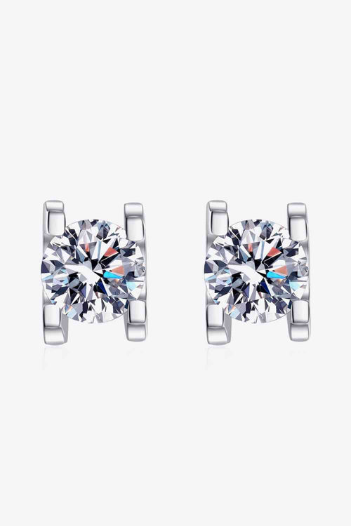 Limitless Love 1 Carat Moissanite Stud Earrings